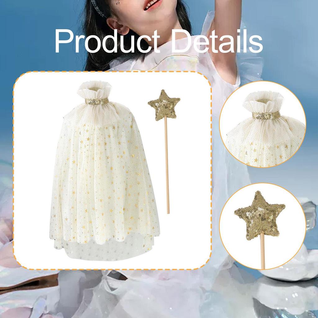 Prinzessin Umhang Requisite Umhang für Bühnenauftritt Urlaubsfeier Halloween