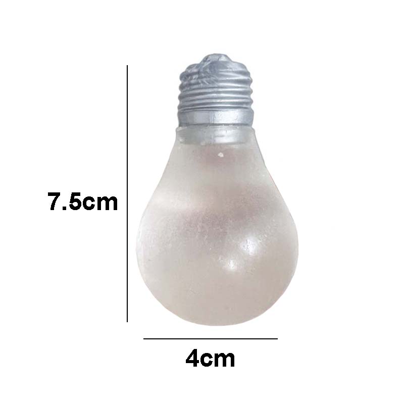 Luminous Fluorescent Light Bulb Kneading Stress Toy Sensory Fidget Toy Anxiety Novelty Funny Decompression Gift