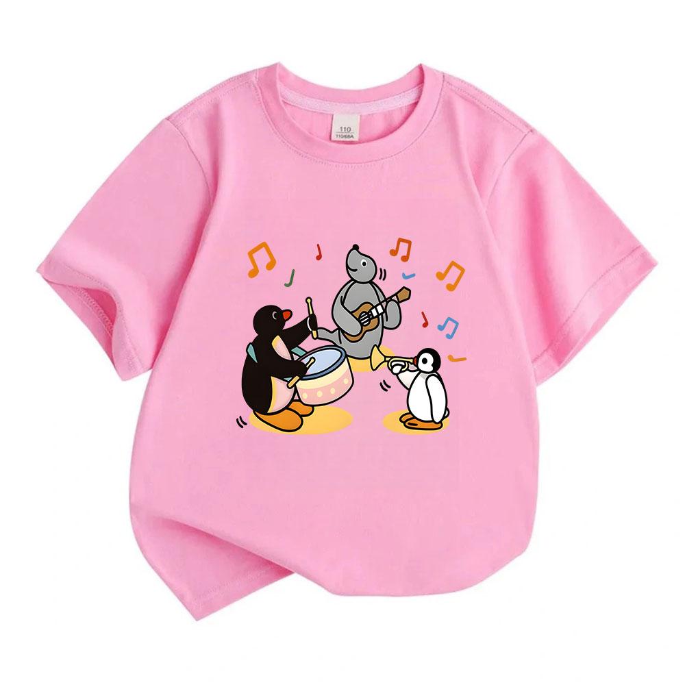 Kids Boys Girls 100% Cotton Crew Neck Short Sleeve T-Shirt C