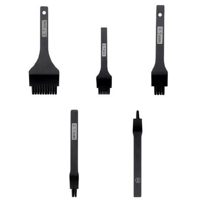 Leather Prong Punching Tool 2.7mm Leather Craft Lacing Stitching Tool 1/2/4/6 Prong Leather Craft Chisel Hole Punches