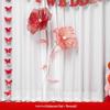 Wedding Happiness Wall Sticker Set: Full Wall Decoration for Living Room, Bedroom, Photo Backgrounds