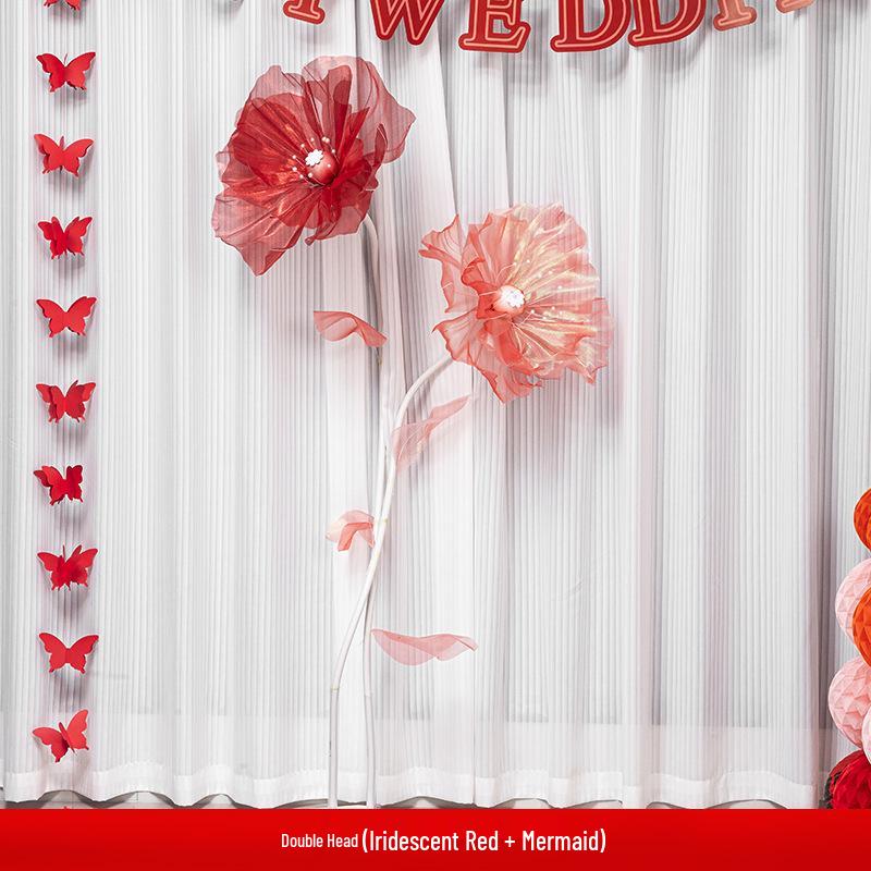 Wedding Happiness Wall Sticker Set: Full Wall Decoration for Living Room, Bedroom, Photo Backgrounds