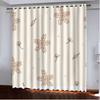 Curtains Autumn Story Plant Fallen Leaves Series Digital Printing High Density Blackout Curtains