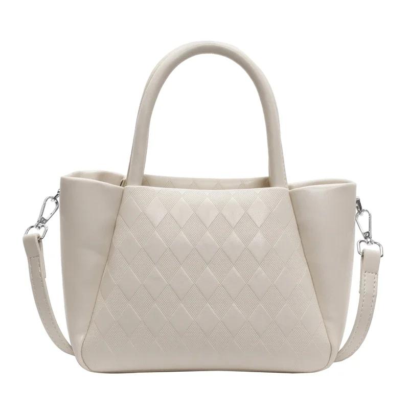 

Элегантные и стильные сумки через плечо из цельного плутония с квадратной молнией и ромбовидной решеткой