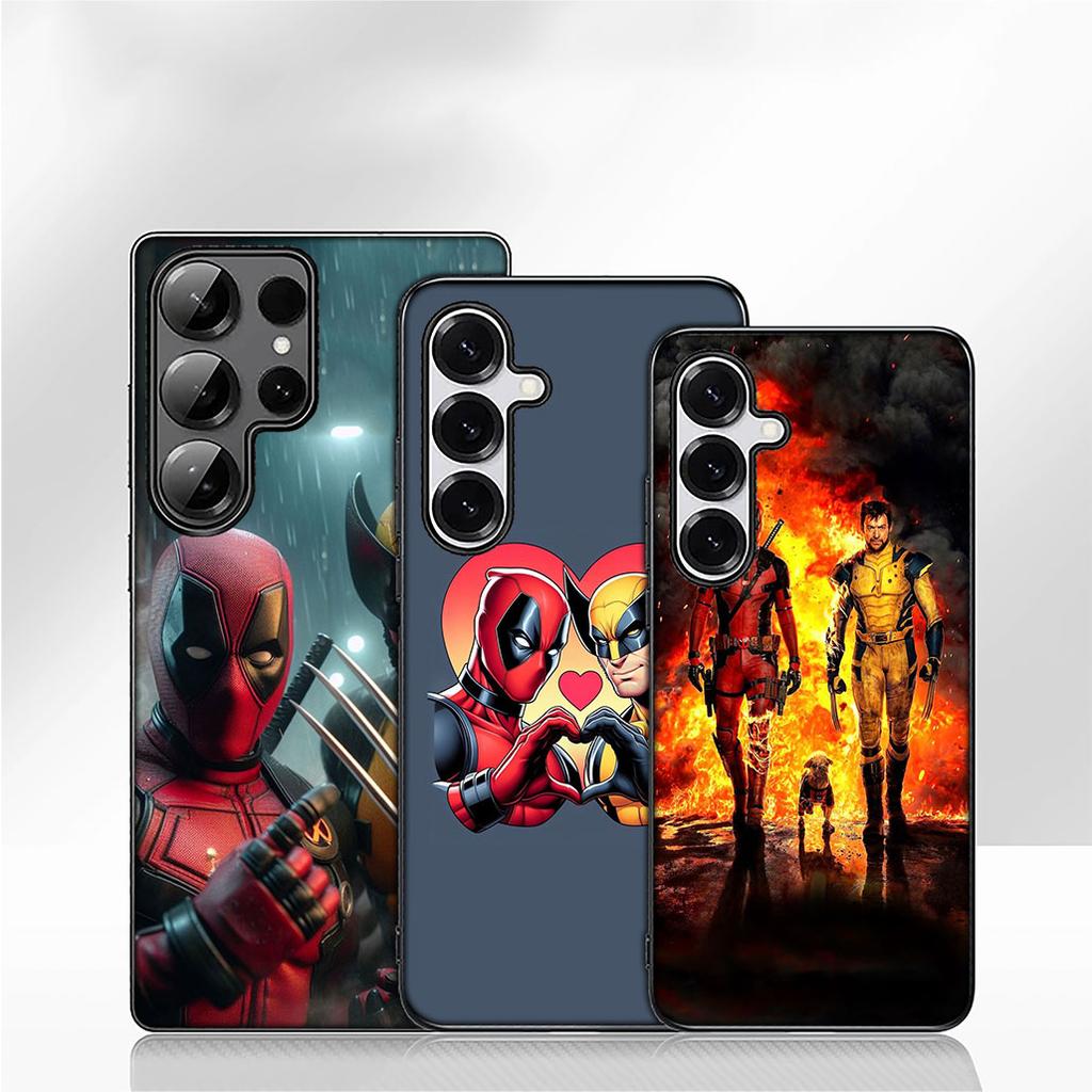 Deadpool Marvel Wolverine Cover Phone Case for Apple iPhone 16 15 14 Plus 13 12 Mini 17 Pro Max + 16E Air 16+ ProMax
