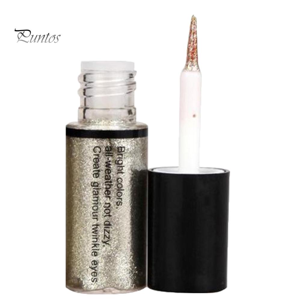 

Puntos 3.5g Glitter Liquid Eyeliner Shimmers Водоотталкивающая стойкая к поту подводка для глаз