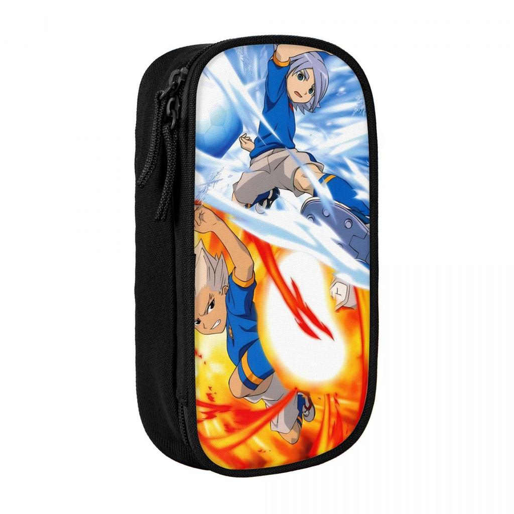 Gouenji Shuuya Pencil Case Inazuma Eleven Soccer Anime Pencil Box Pen Large Storage Bags Students School Gifts Stationery
