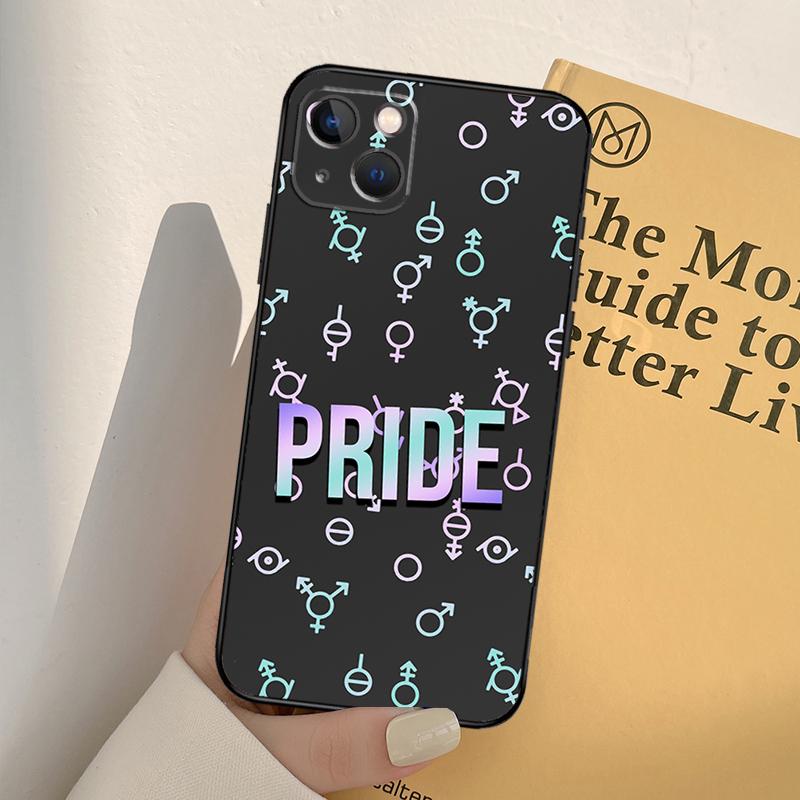 LGBT Pride Love Phone Case For iPhone 17 16 15 14 13 11 12 Pro Max mini XR 16e 15 16 Plus 17 Air Full Cover