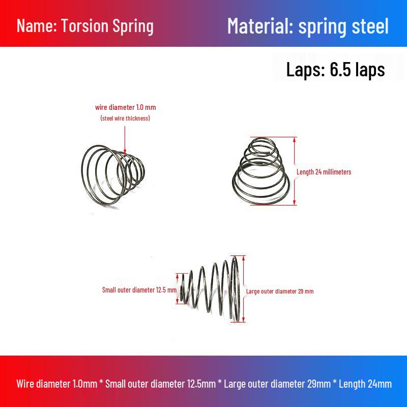 Stainless Steel Pagoda-Shaped Trapezoidal Compression Spring for Battery