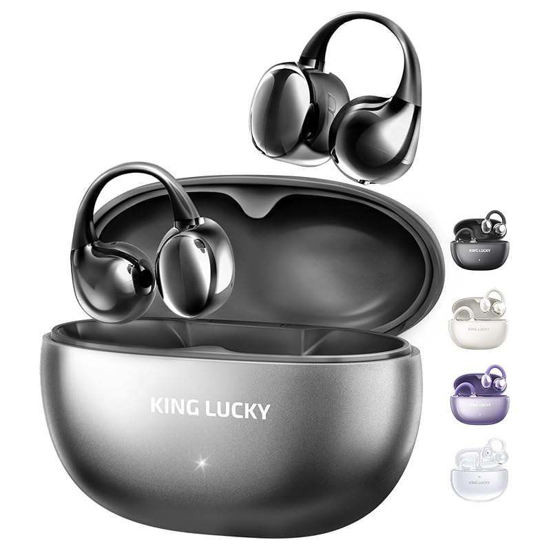 

king lucky ear cuff earphones [wireless] open year Bluetooth Earphones/Ear cuffs/Not easy to fall off/Waterproof IPX5 / Built-in microphone / Rapid