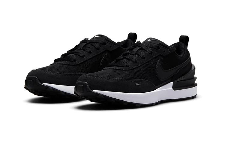 Nike Waffle One Comfortable Low Top Sports Casual Shoes Black Children Aged 3 7 Years Old DC0480-001