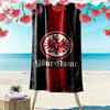Eintracht Frankfurt Custom Name Print Beach Towel, Large Soft Quick Dry Towel for Beach Camping Swimming