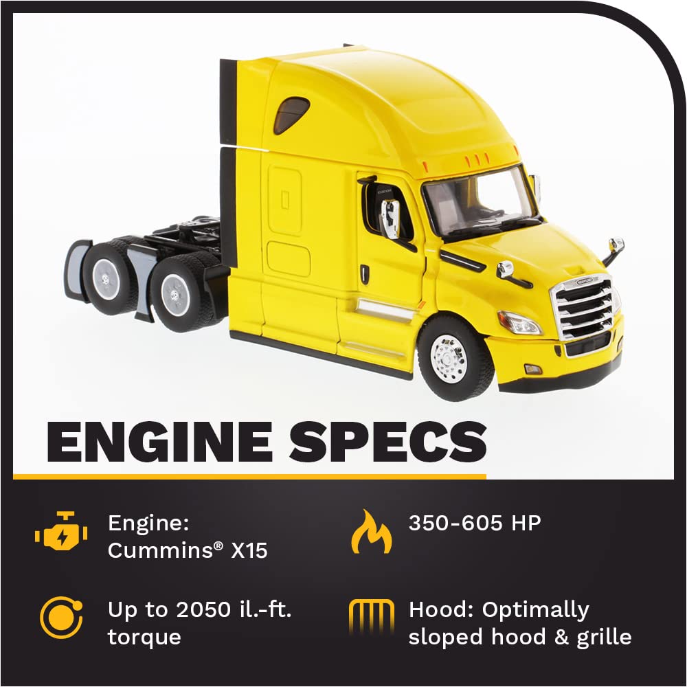 DIECAST MASTERS Freightliner New Cascadia Yellow 150 71031