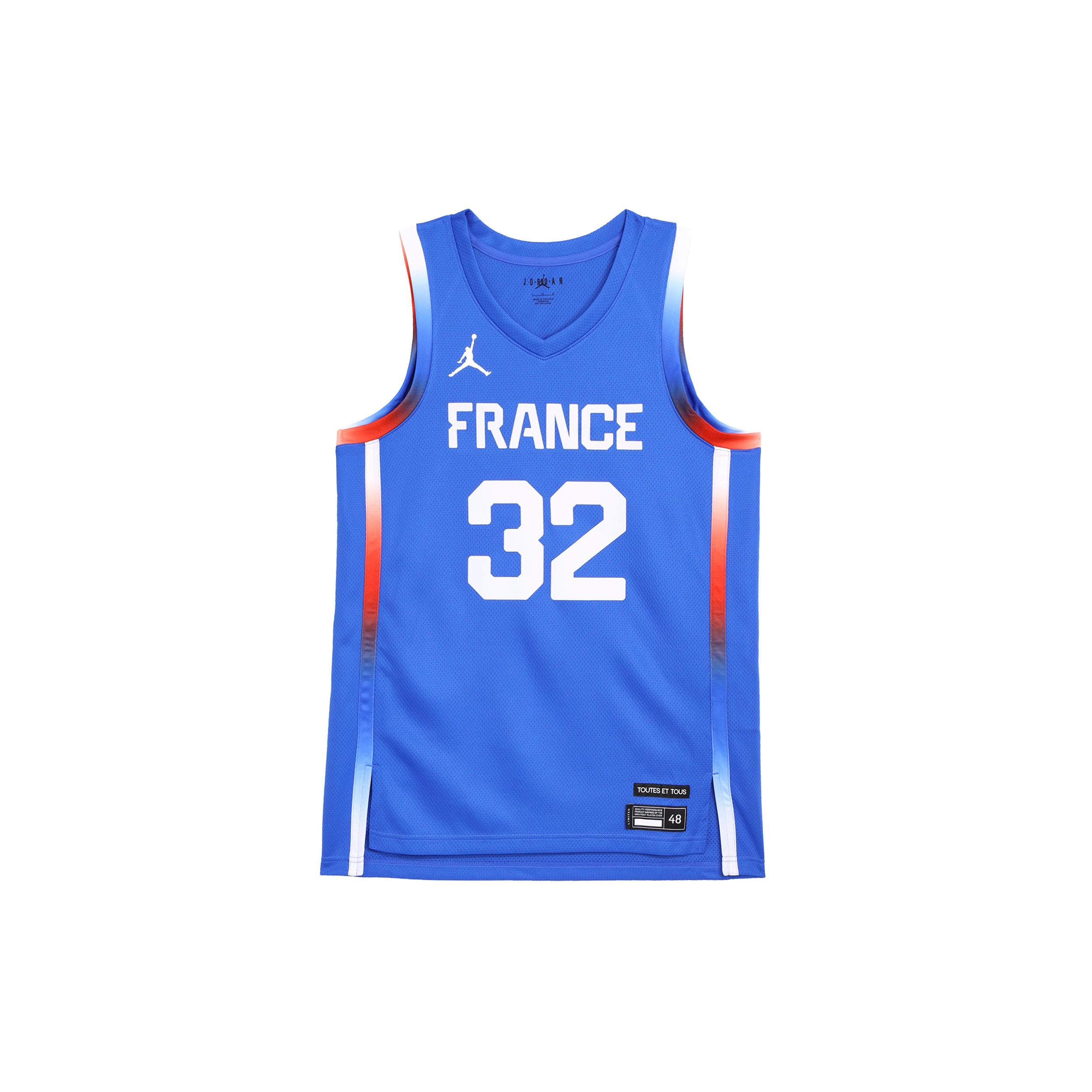 Jordan Victor Wembanyama France Limited Road Men s Jordan Basketball Replica Jersey HF7308-405 M