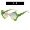 2023 Trendy Cat Eye Anti-Blue Light Butterfly Glasses with Irregular Large Frame