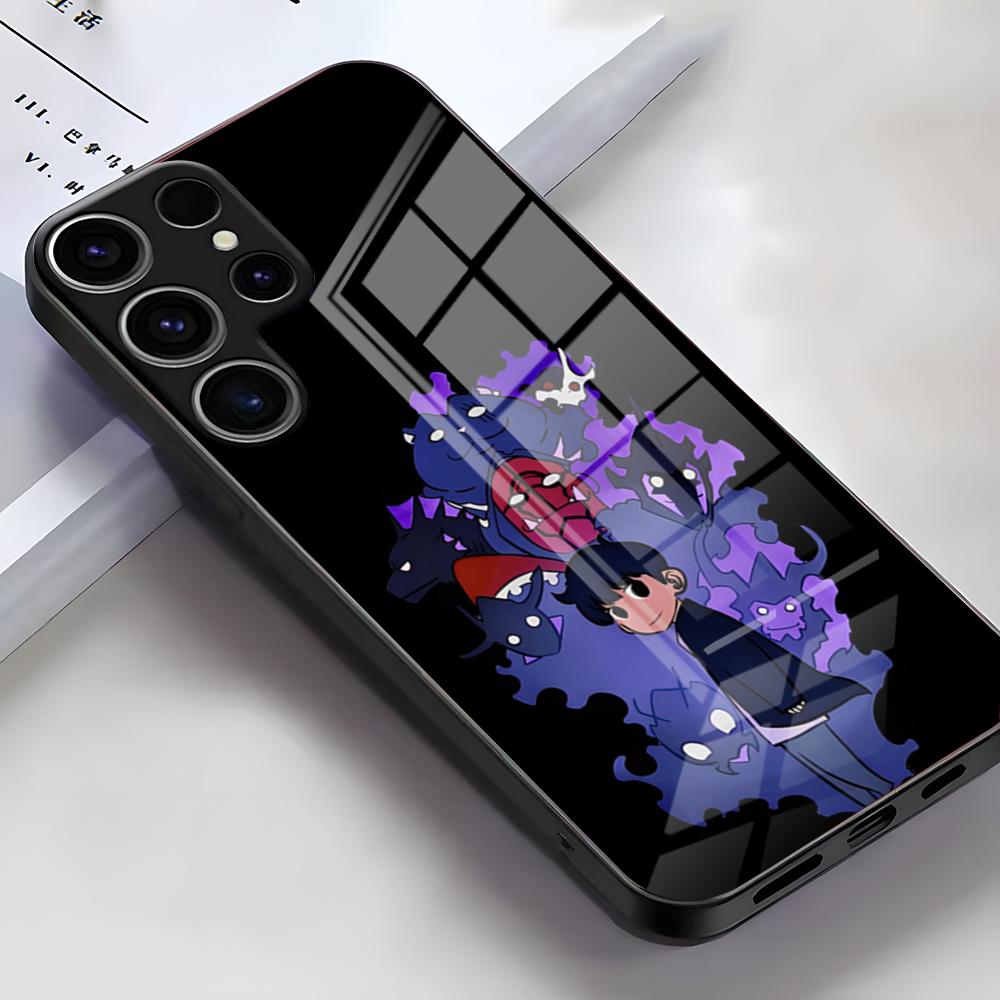 Anime S-Solos L-Levelings Hülle Für Samsung S25 Edge Ultra S23 S22 S21 S20 Ultra Plus S24 Fe A54 A53 A25 Glas Hülle