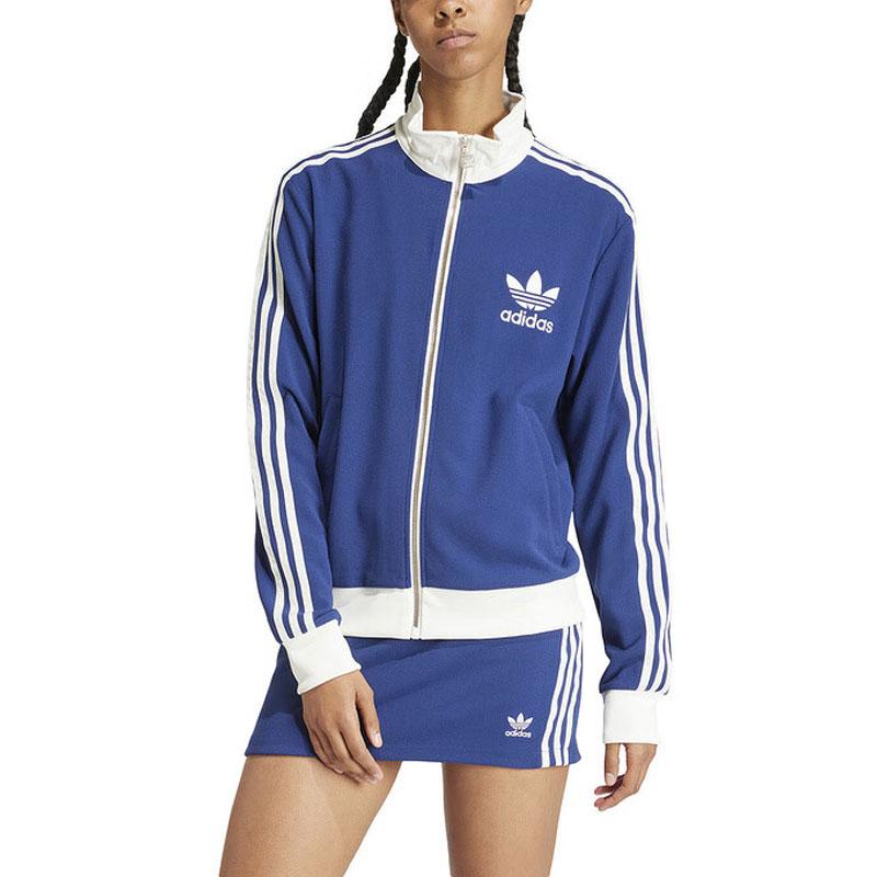 adidas Originals Premium Crepe Trainingsjacke Dunkelblau IR6123