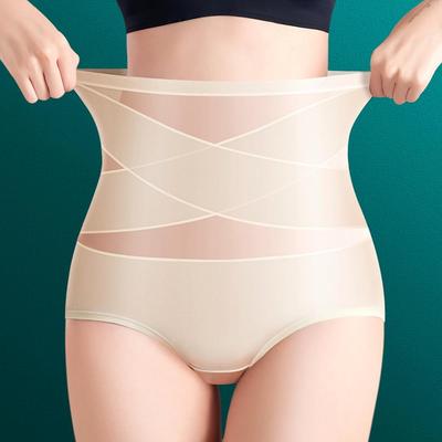 Women's High Waist Body Shaping Pants - Breathable, Tummy Control, Butt Lifting Ice Silk Underwear