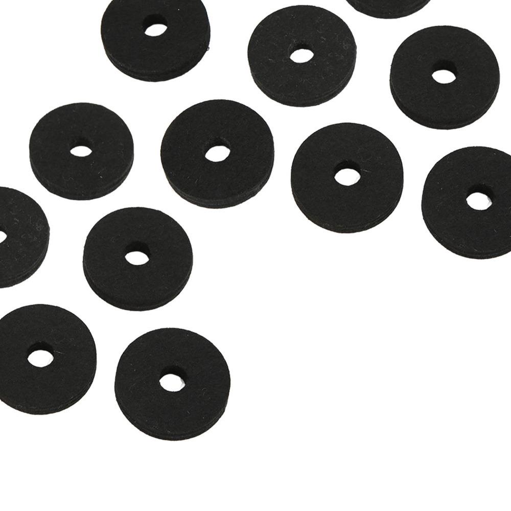 20PCS Black And Grey Color Plastic Felt Sleeves Cymbal Replacement Accessories  For Drum Kits чёрный