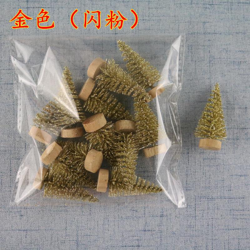 Mini Christmas Tree DIY Christmas Decorations   Small Pine Tree Xmas Ornaments Navidad Gifts Christmas Decors