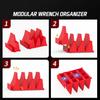 20pcs Wrench Pro Upright Storage Organizer Wrenches Magnetic Hexagonal Head Style - Modular Toolbox Holder Made Durable Plastic