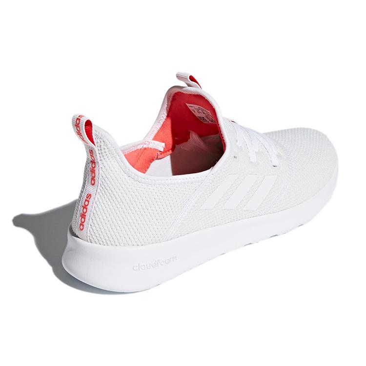 Adidas Cloudfoam Pure Sportovní látka Odolná proti oděru Nízké Běžecké boty Dámské Bílé DB1167