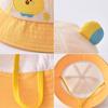 Baby Summer Sun Hat Kids Breathable Mesh Basin Cap Cute Boy Girl Outdoor Sunshade Visors Cartoon Bear Children Fisherman Hats