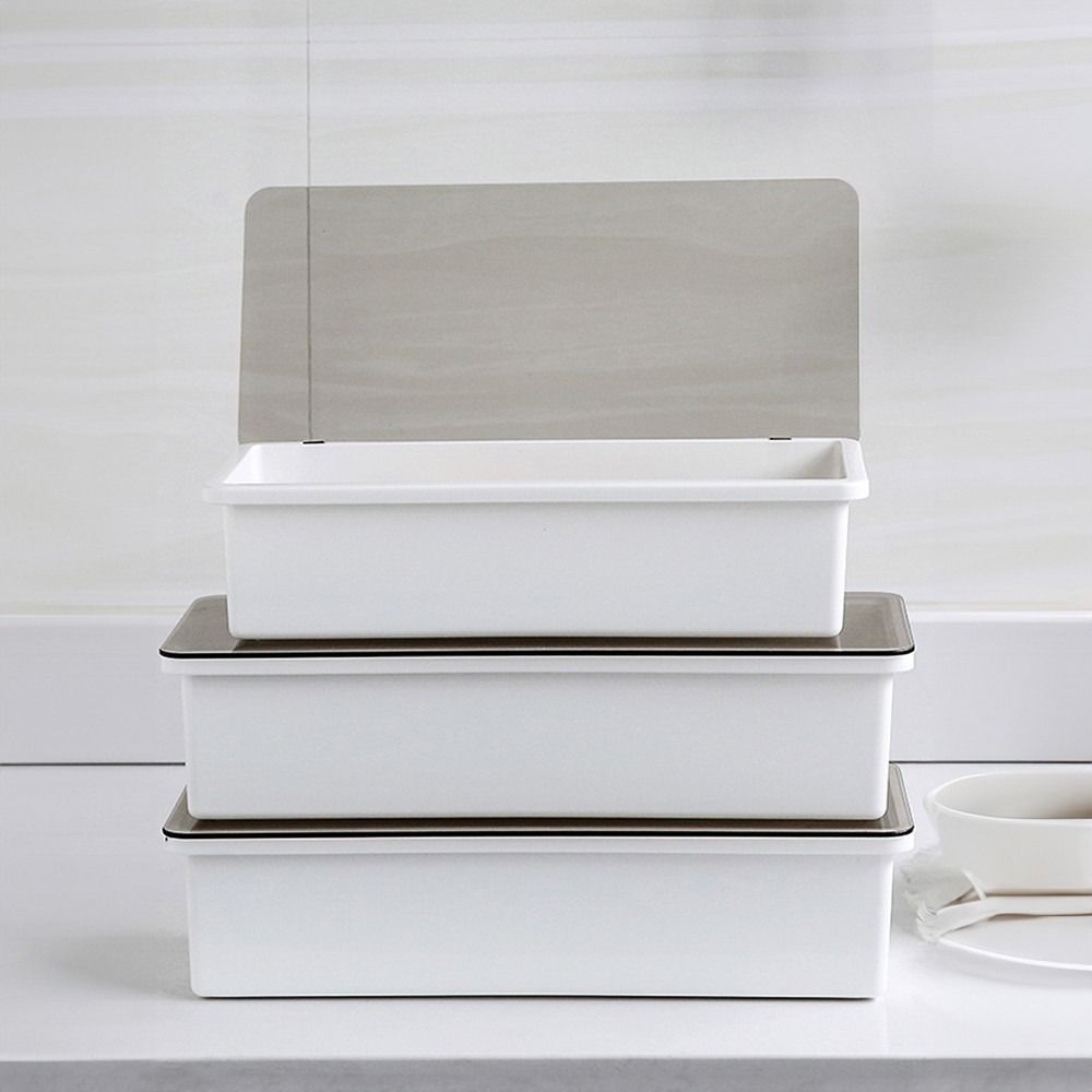 Drainage Chopstick Box Plastic Cutlery Storage Box Utensils Drawer Organizer  Fork Spoon Storage