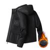 Outdoor Fleece Thickened Jacket Men's Fleece Thickened Warm Winter Single-layer Cold-proof Waterproof and Windproof New Model