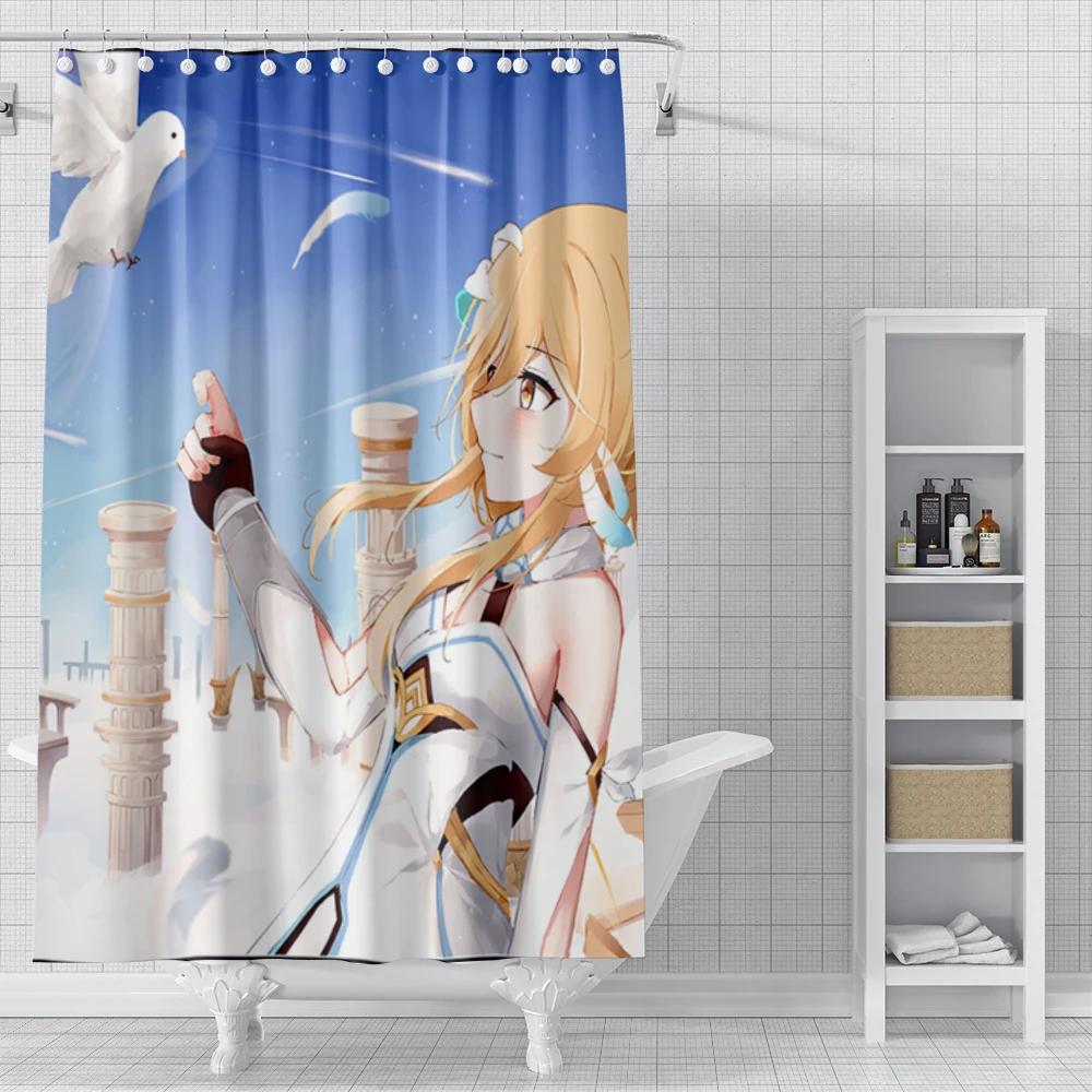 Tende da Doccia per Casa per Bagno Animali Paesaggio Tessuto Impermeabile Tende da Bagno Tenda da Doccia Moderna 180X200 240X200