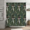 Mushroom Forest Shower Curtain Woodland Nature Backdrop Cottagecore Home Decor Bathroom Set Vintage Rustic Wall Tapestry