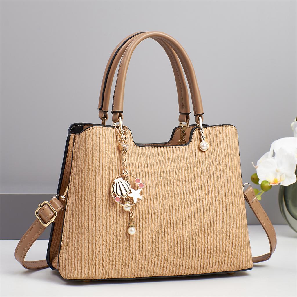 New Macaron Fashion Handbag High Appearance Level Multi-layer Shoulder Bag Large Capacity Tote Bag All-match Women's Bag