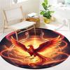 Mythicalcreaturesbottle Round Area Rug,Carpet Rug for Living Room Bedroom Sofa Playroom Decor,Non slip Floor Mat