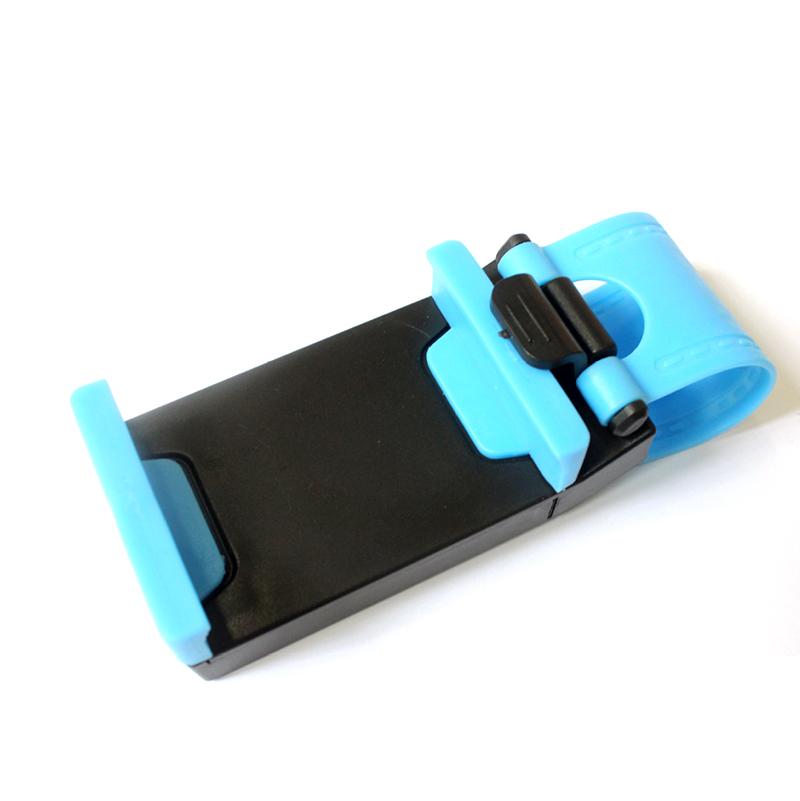 Car Steering Wheel Mobile Phone Holder Universal Mount Buckle Phone Holder for Steering Wheel Navigation Car Auto Accessories