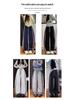Southeast Asia Exclusive: Women's Retro Color Block Patchwork Sweatpants, Loose Wide-Leg, Lazy Style for Spring & Autumn