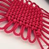 Chinese Knot Red String Braided Cord - Traditional Feng Shui Decor for Living Room, Autumn, and National Day Festivals