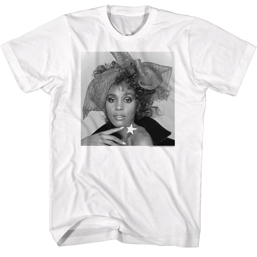 Whitney Houston BW Mašle Bílé Tričko