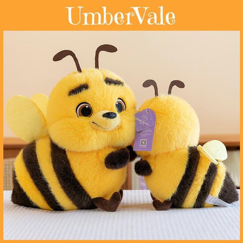 Affascinante Peluche Ape Occhi Grandi con Tessuto Peluche Ultra Morbido Ideale per i Compleanni
