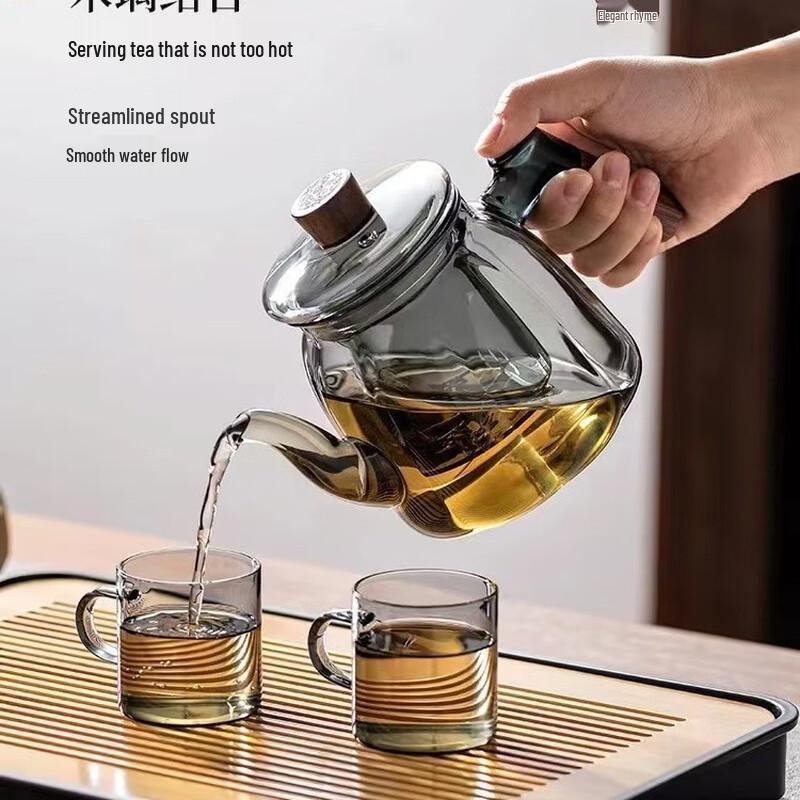 Hanyou Qiaomu Heat-Resistant Glass Teapot