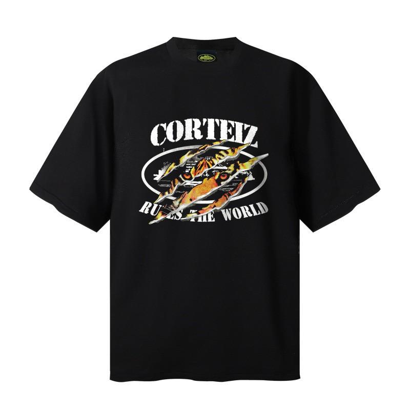 Corteiz Alcatraz Streetwear Heavyweight Cotton Tee Unisex Oversized Fit Casual Short Sleeve