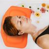 With Suction Cups Bath Pillow Non-slip Bath Headrest Bathroom Accessories Spa Headrest  Bathing