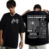 Singer Ivan Cornejo Mirada 2025 Tour Merch T Shirts Men Women High Quality 100%  T-shirt Vintage Hip Hop Pop Music T Shirt