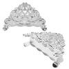 Napkin Holder European   Metal Hollow Flower Pattern Paper Tissue Holder Freestanding Paper Napkin Dispenser