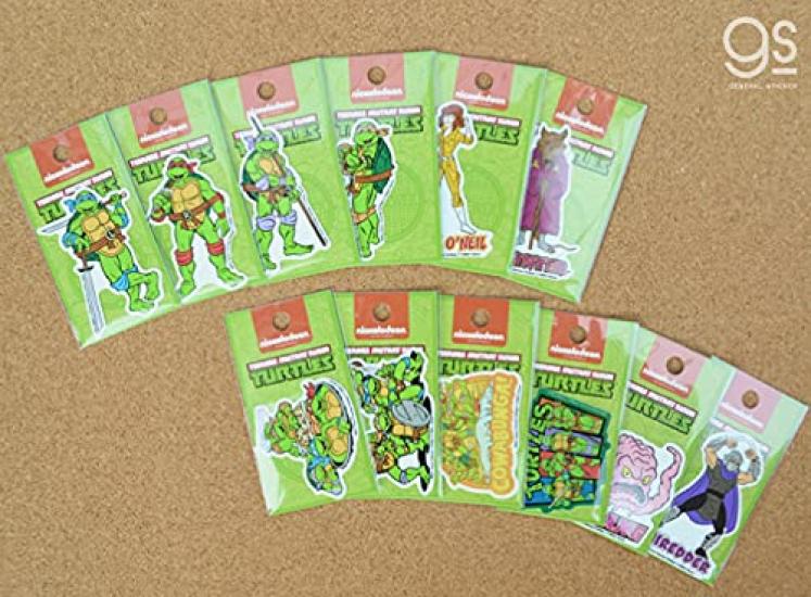 Teenage Mutant Ninja Turtles Mini Character Ninja American Official GS Merchandise COWABUNGA! Stickers, Retro, Turtles, Movie, Anime, Comic, TTS014,
