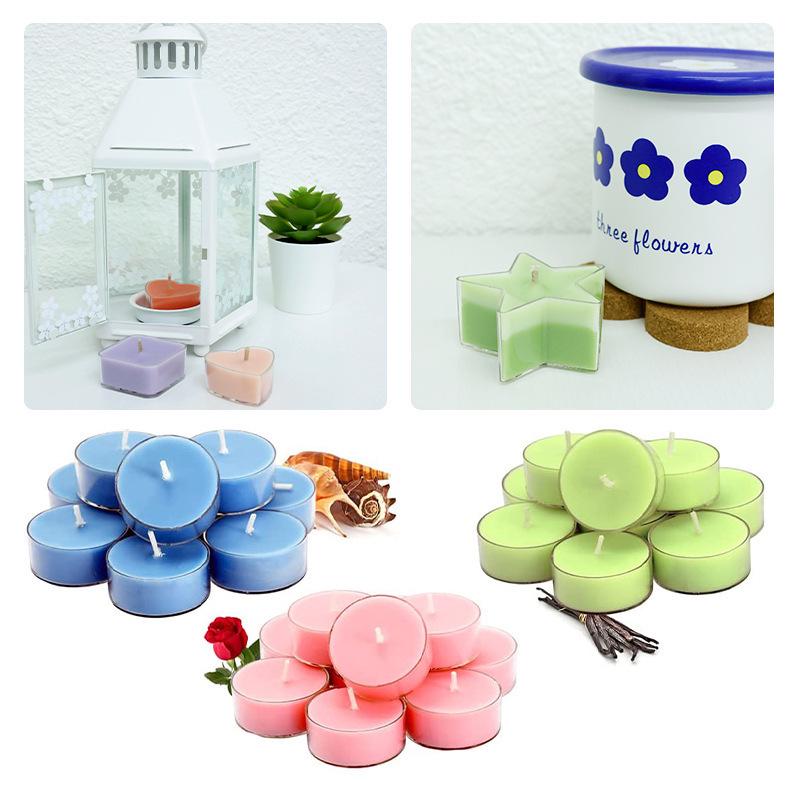 PC Tea Light Candle Holder: Flame Retardant Heart-Shaped Clear Plastic Cup