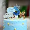 Birthday Number Candles Blue Crown 0 1 2 3 4 5 6 7 8 9 Number Cake Candles Birthday Wedding Party Cake Topper Decor