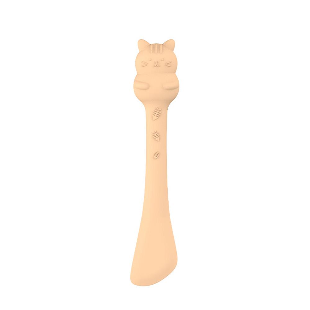 Pet Cat Food Spoon Set: Cat Treat Spoon + Dry Food Scoop, Durable Cat Feeding Utensils, Essential Pet Cat Dining