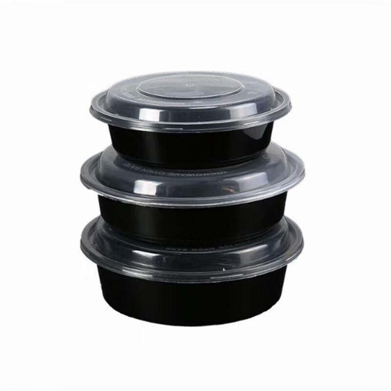 Disposable Round Meal Prep Containers