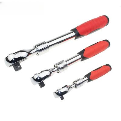 Clé dynamométrique à cliquet à couple élevé 72 dents, clé Allen 1/2", 3/8", 1/4", rallonge de longueur, clé à douille, outils de réparation automobile