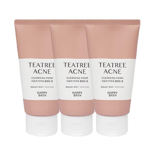 

HAPPY BATH Tea Tree Cleansing Foam 150g x3